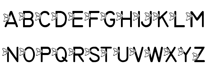 LMS Jolly Hollyday Font LOWERCASE