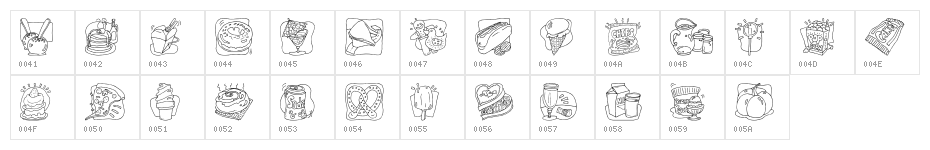 LMS Junk Food Junky Ding Bat Character Map