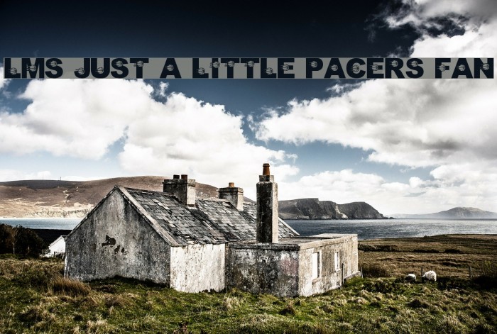 LMS Just A Little Pacers Fan Example 3