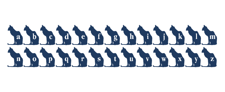 LMS Kat's Cat Lowercase