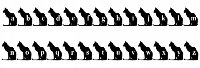 LMS Kat's Cat Шрифта строчной