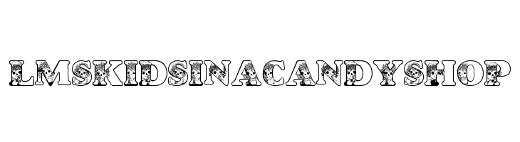 LMS Kids In A Candy Shop  Free Fonts Download