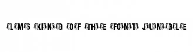 LMS King Of The Font Jungle  Fuentes Gratis Descargar