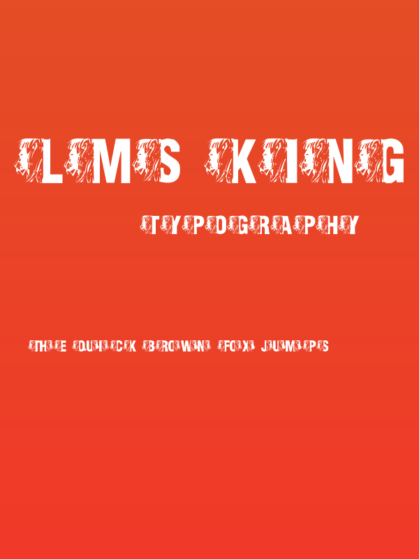 LMS King Of The Font Jungle Poster