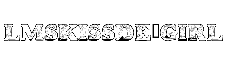 LMS Kiss de' Girl  Скачать бесплатные шрифты