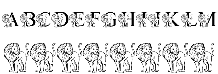 LMS L Is For Lion Font OTHER CHARS