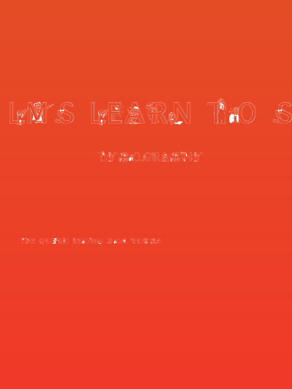 LMS Learn To Spell Poster