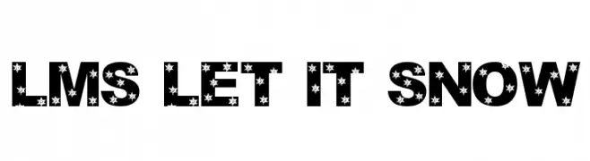 LMS Let It Snow  免费字体下载