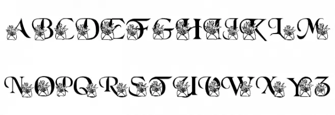 LMS Letter To Mom Part 2 फ़ॉन्ट लोअरकेस