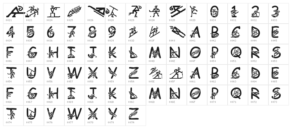 LMS Lighting The Fire Within Character Map