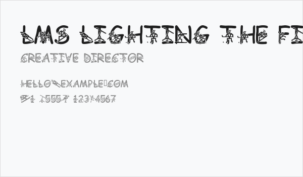 LMS Lighting The Fire Within Business Card