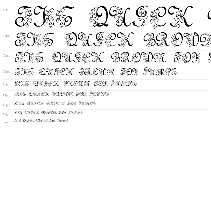 LMS Lily Of The Valley Waterfall