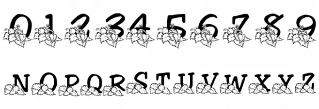 LMS Lindalicious Font OTHER CHARS