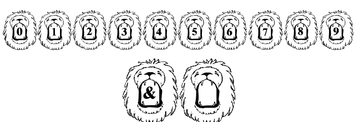 LMS Lion Around Fuentes OTROS CHARS