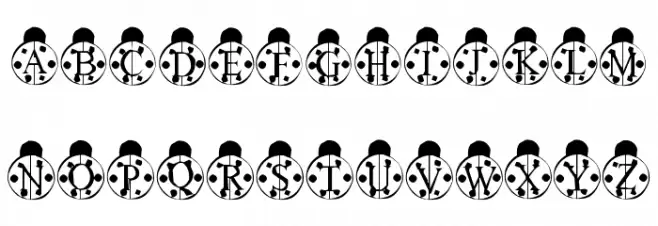 LMS LondonBugs Schriftart Groß