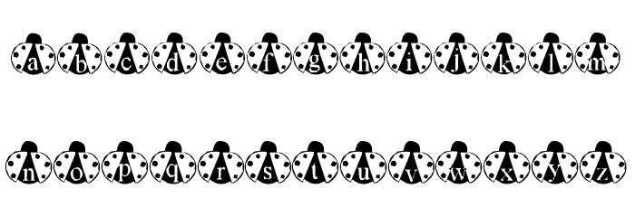 LMS LondonBugs Font LOWERCASE