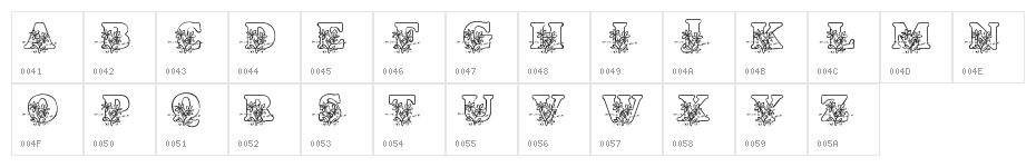 LMS Loves Me Character Map