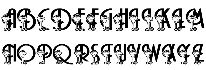 LMS Margaritaville Font LOWERCASE