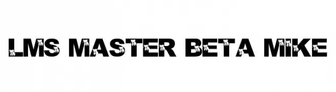 LMS Master Beta Mike  baixar fontes gratis