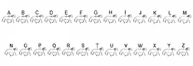 LMS Merry-Go-Round Fonte MAIÚSCULAS