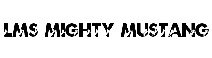 LMS Mighty Mustang  Frei Schriftart Herunterladen