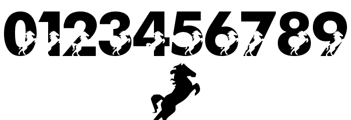 LMS Mighty Mustang Font OTHER CHARS