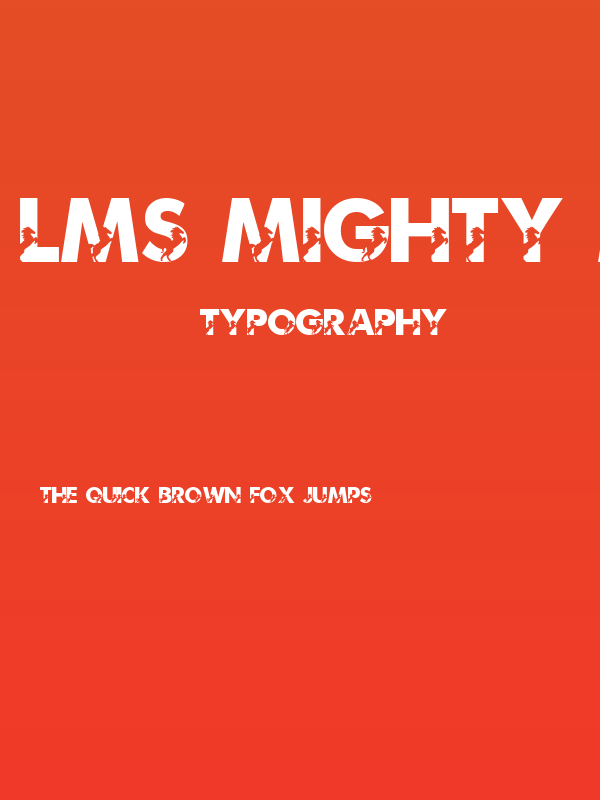 LMS Mighty Mustang Poster