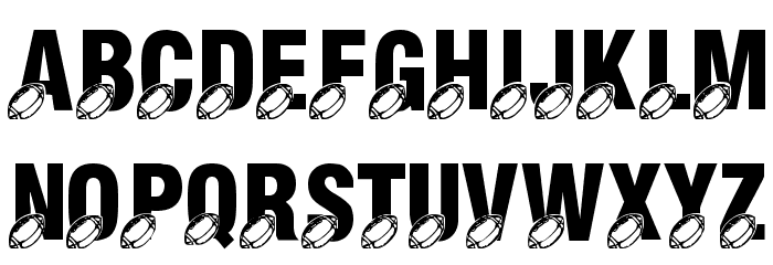 LMS Monday Night Football Font LOWERCASE
