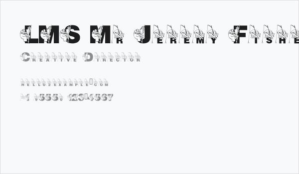 LMS Mr Jeremy Fisher Business Card