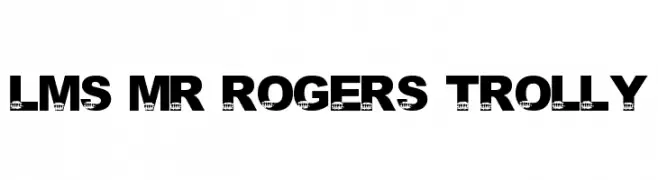 LMS Mr Rogers Trolly  font caratteri gratis