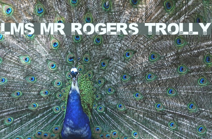 LMS Mr Rogers Trolly Font examples