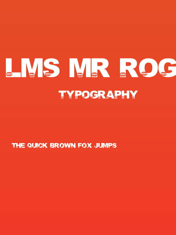 LMS Mr Rogers Trolly Poster