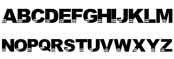 LMS Mr Rogers Trolly Font LOWERCASE