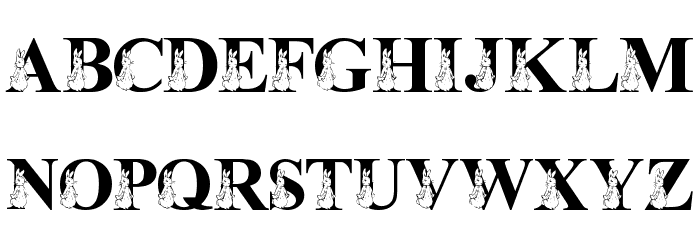 LMS My Favorite Rabbit Font LOWERCASE