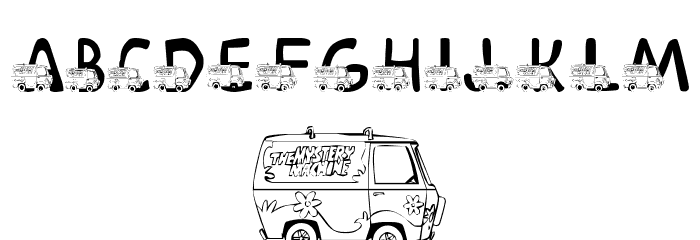 LMS Mystery Machine Font OTHER CHARS