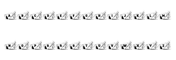 LMS New Cheerleader Font OTHER CHARS