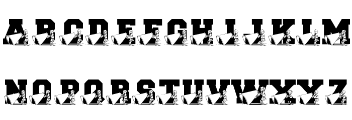 LMS New Cheerleader Font LOWERCASE