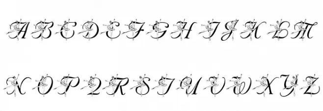 LMS Nutcracker Ballet Schriftart Kleinbuchstaben