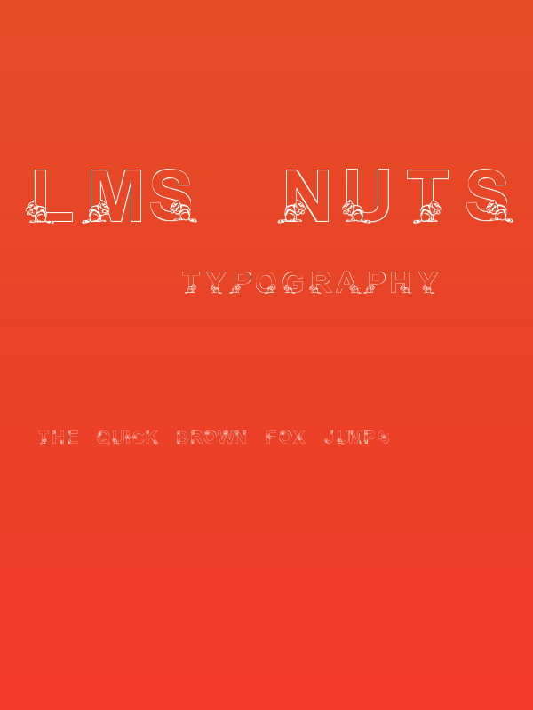 LMS Nuts About Squirrels Poster