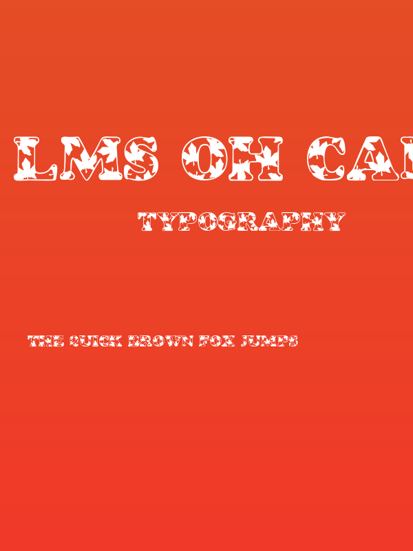 LMS Oh Canada Poster