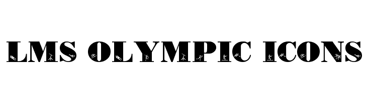 LMS Olympic Icons  フリーフォントのダウンロード
