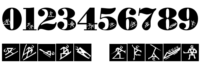 LMS Olympic Icons Font OTHER CHARS