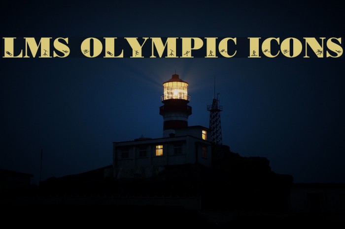 LMS Olympic Icons Font examples