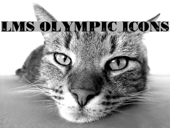 LMS Olympic Icons Font examples