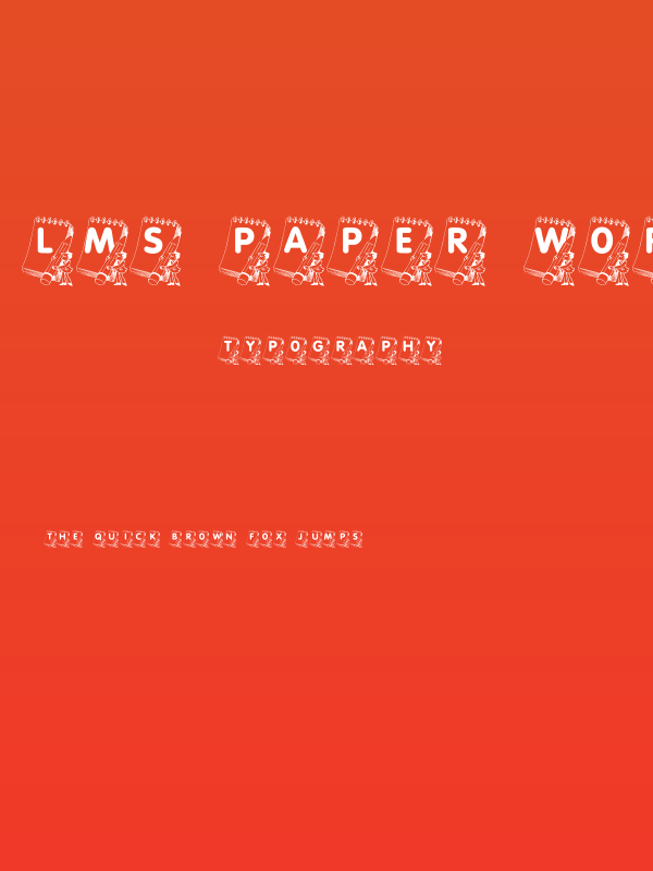 LMS Paper Work Poster