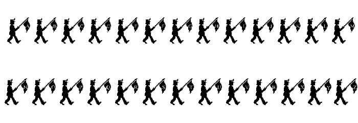 LMS Parade March Font LOWERCASE
