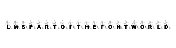 LMS Part Of The Font World Font