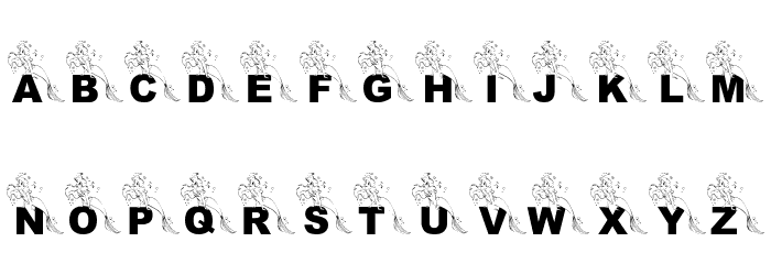 LMS Part Of The Font World Font LOWERCASE