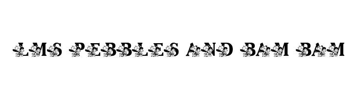 LMS Pebbles and Bam Bam  免费字体下载
