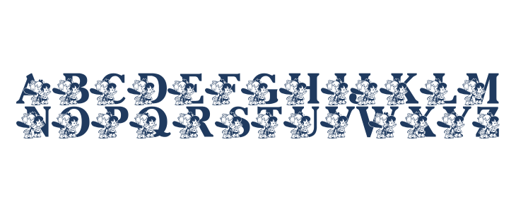 LMS Pebbles and Bam Bam Lowercase